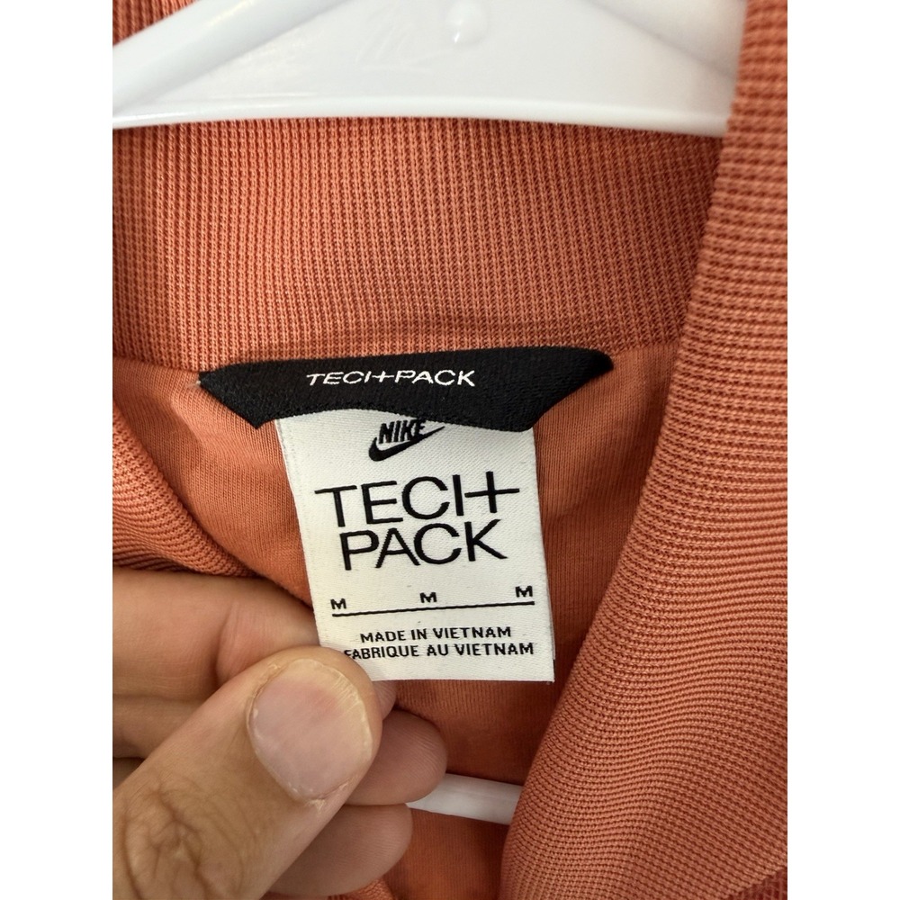 Nike Sportswear Tech Pack Bomber Jacket DM6940-827 Madder Root Men's Medium - Picture 7 of 10